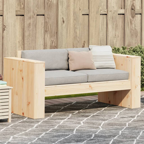 Garden Sofa Solid Wood Pine