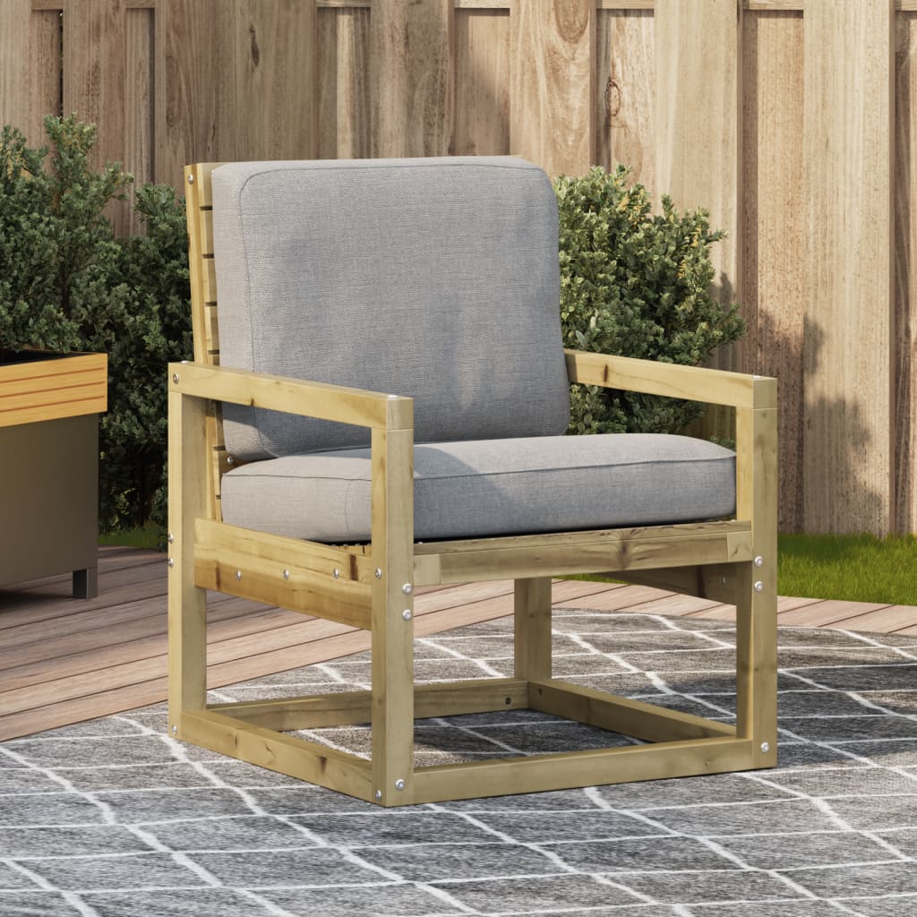 Garden Chair 57.5X63X76 Cm Solid Wood Pine