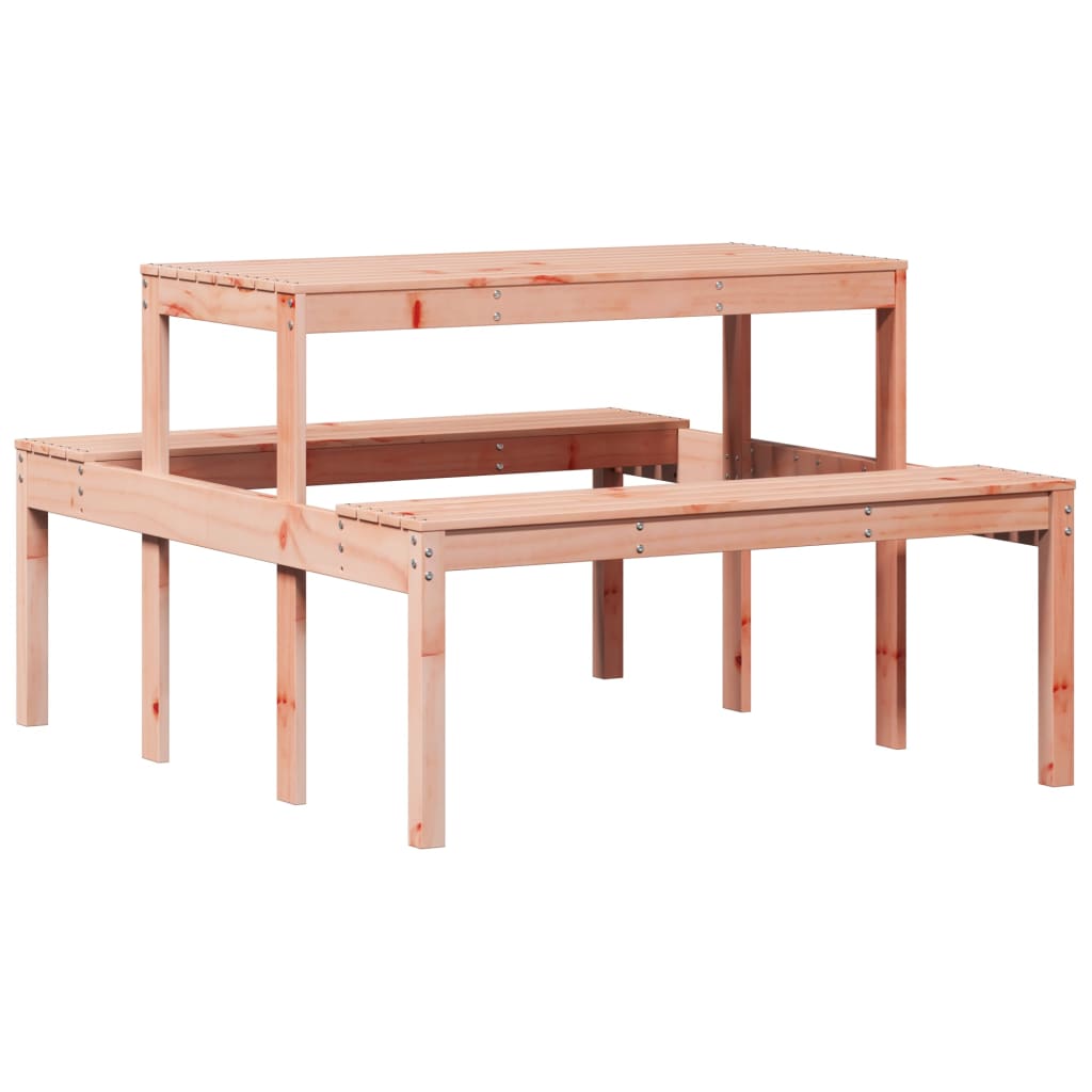 Picnic Table 110X134X75 Cm Solid Wood Douglas