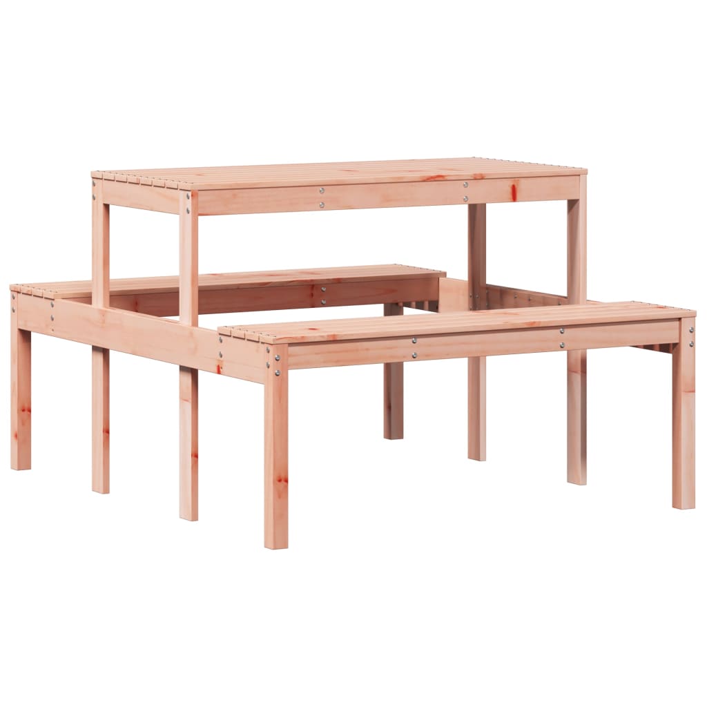 Picnic Table 110X134X75 Cm Solid Wood Douglas
