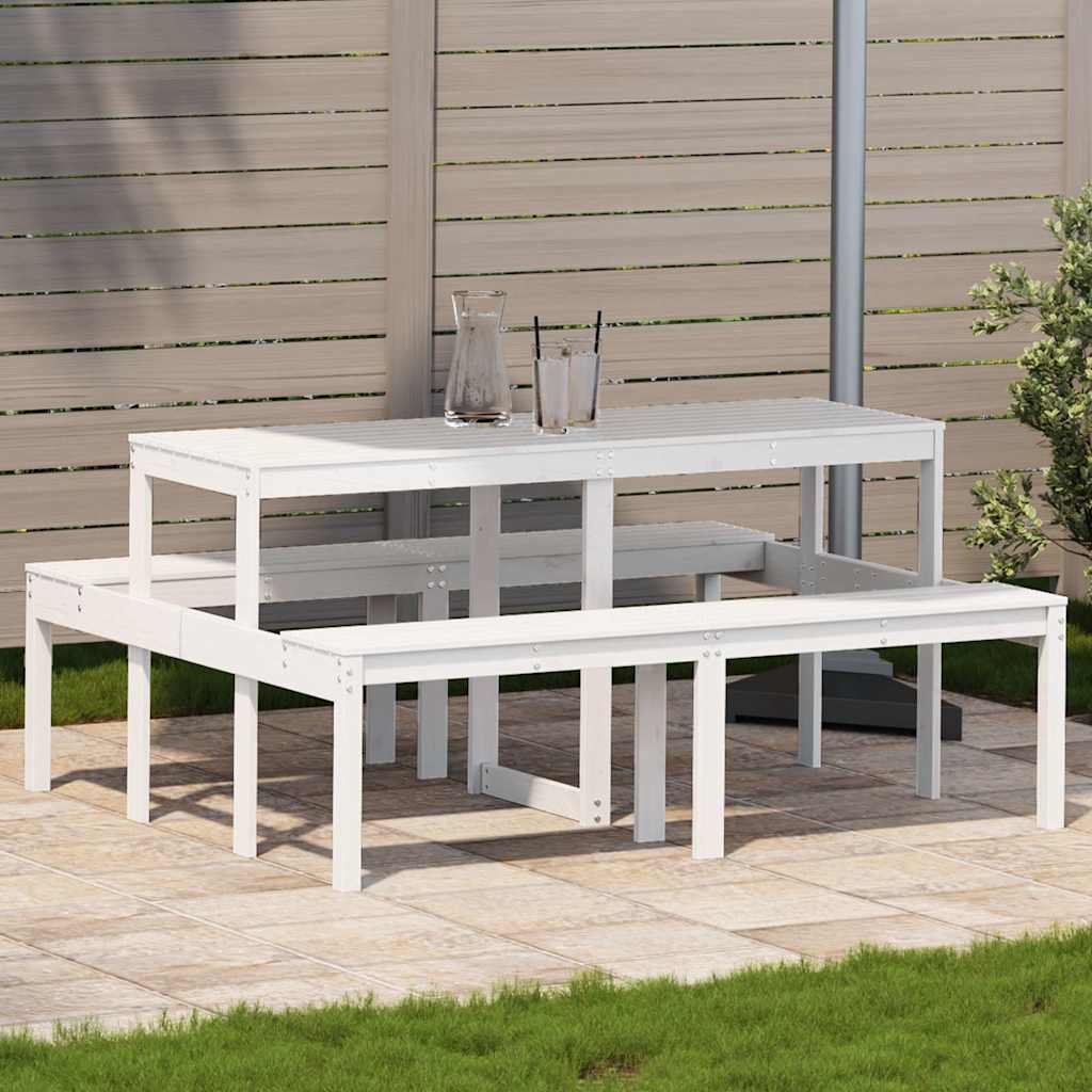 Picnic Table 110X134X75 Cm Solid Wood Douglas