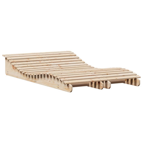 Sun Loungers 2 Pcs Solid Wood Pine