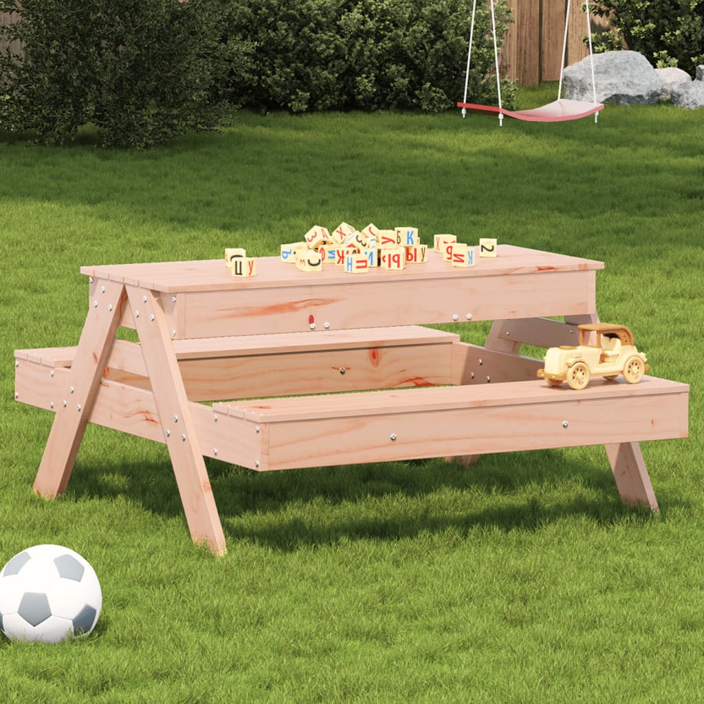 Picnic Table With Sandpit For Kids Solid Wood Pine