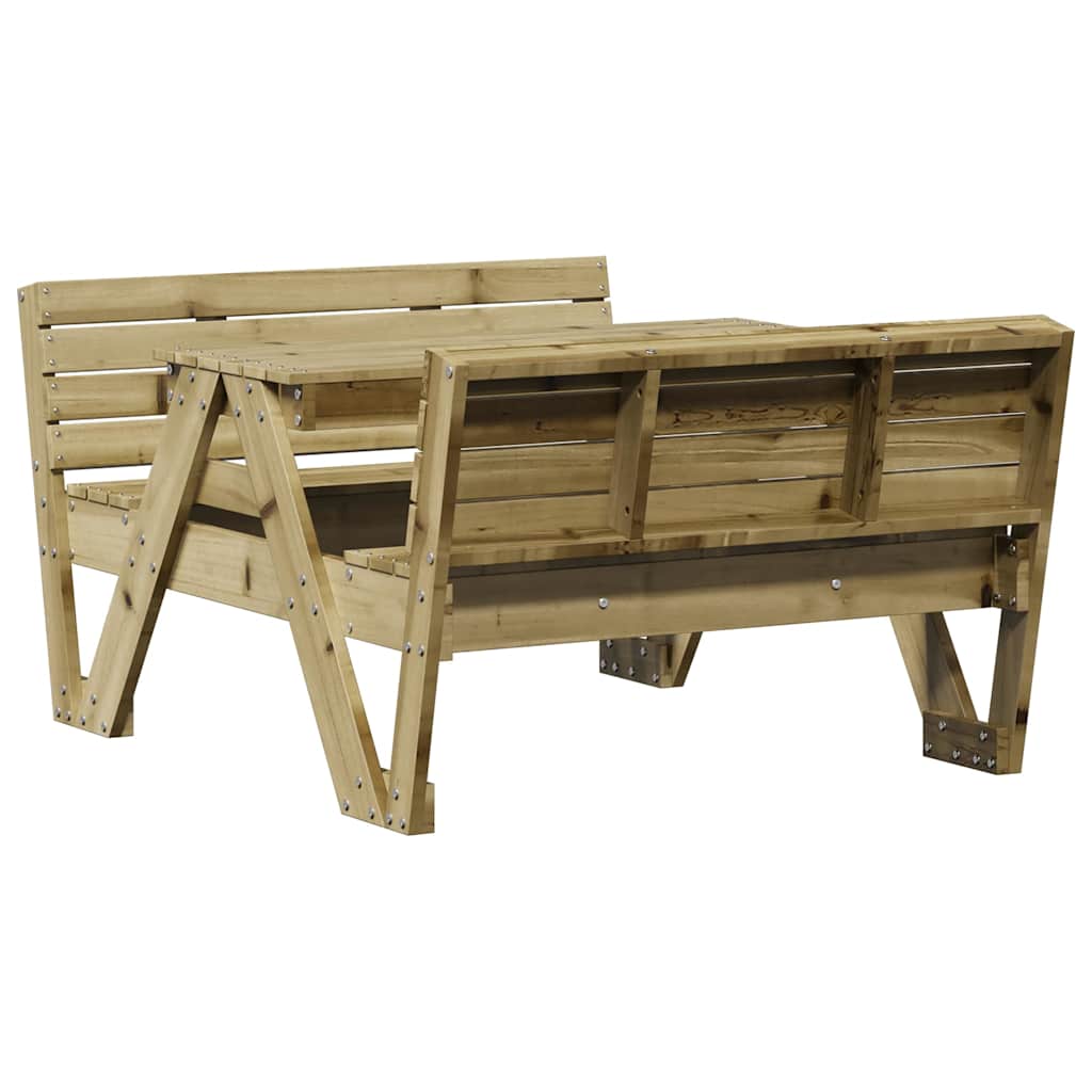Picnic Table For Kids 88X122X58 Cm Impregnated Wood Pine