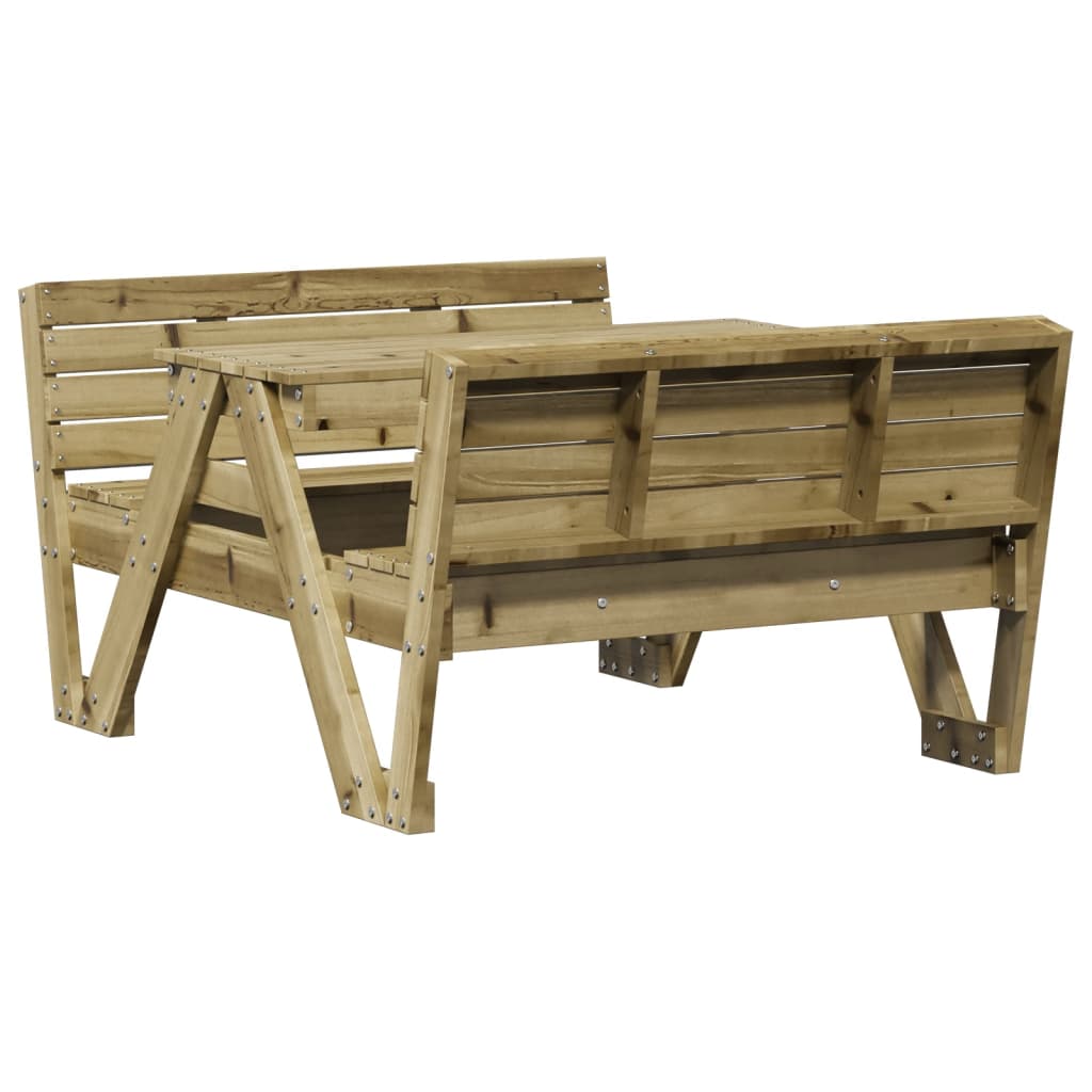 Picnic Table For Kids 88X122X58 Cm Impregnated Wood Pine