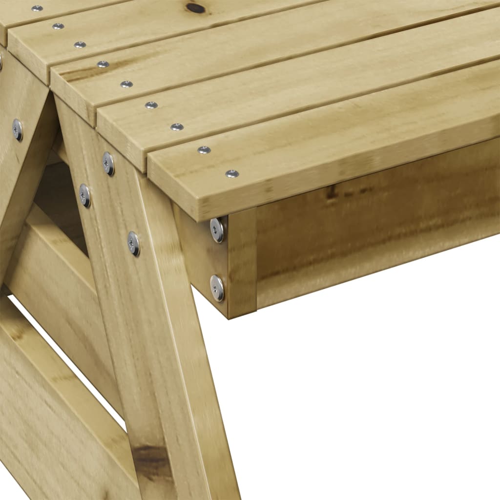 Picnic Table For Kids 88X122X58 Cm Impregnated Wood Pine