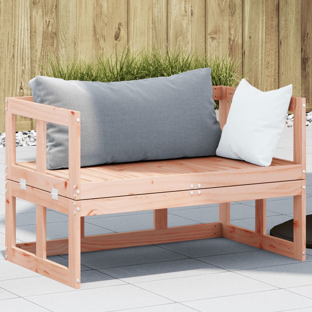 Garden Sofa Bench Extendable Solid Wood Pine