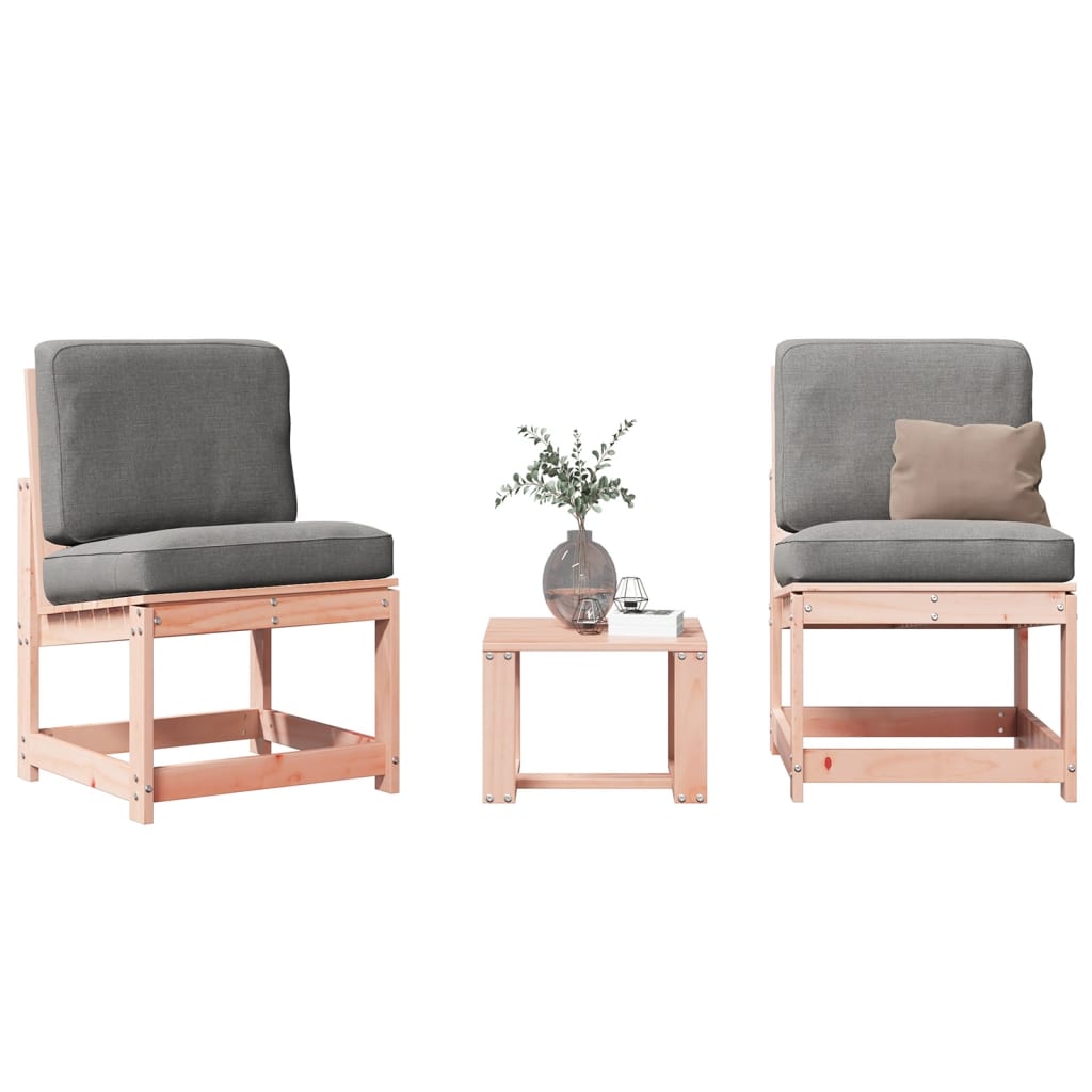 3 Piece Garden Lounge Set Impregnated Wood Pine