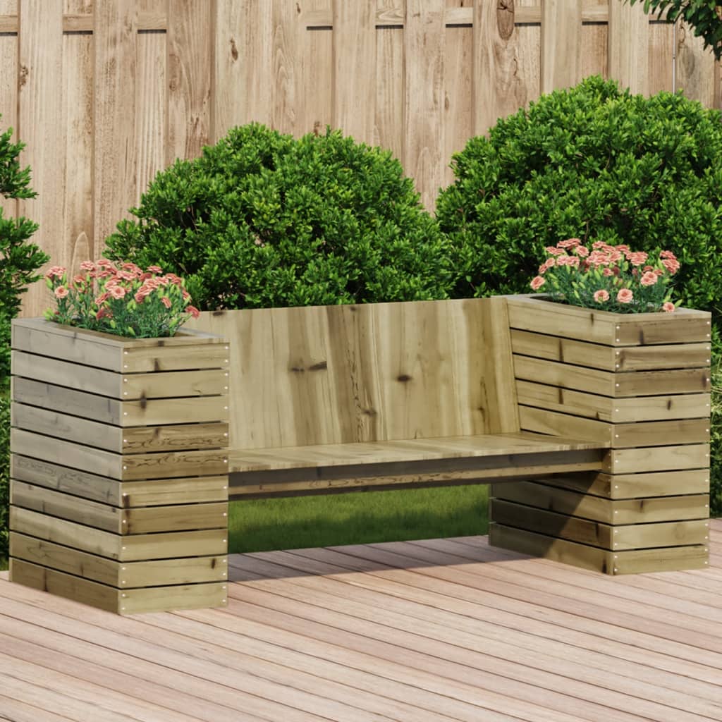 Planter Bench 167.5X60X65 Cm Solid Wood Douglas