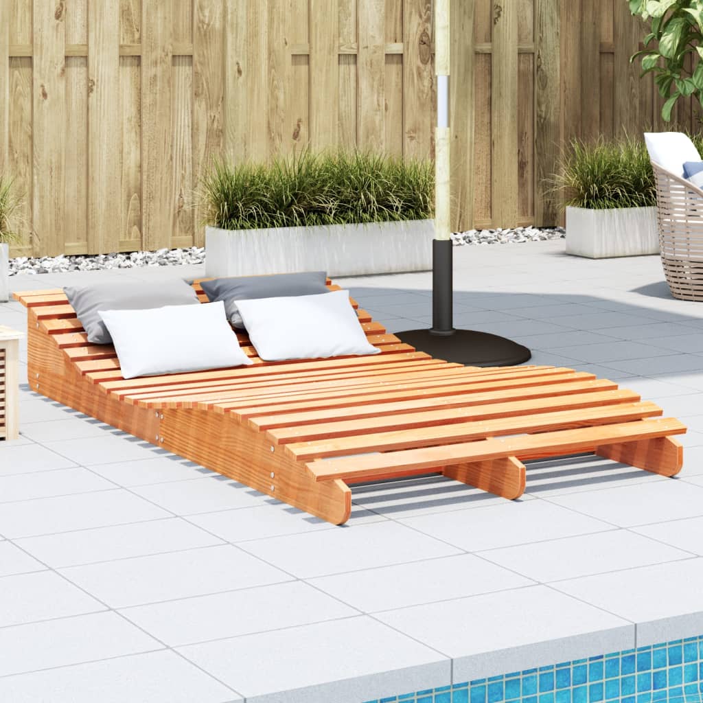 Sun Loungers 2 Pcs Solid Wood Pine
