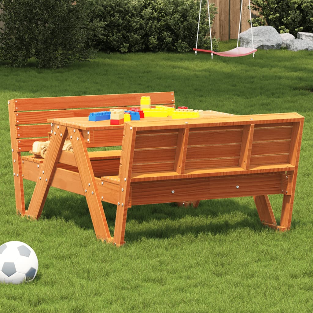 Picnic Table For Kids 88X122X58 Cm Impregnated Wood Pine