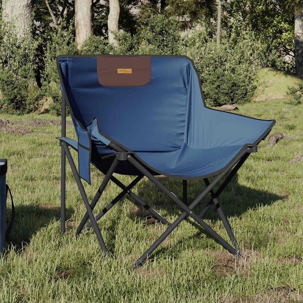 Camping Chairs With Pocket Foldable 2 Pcs