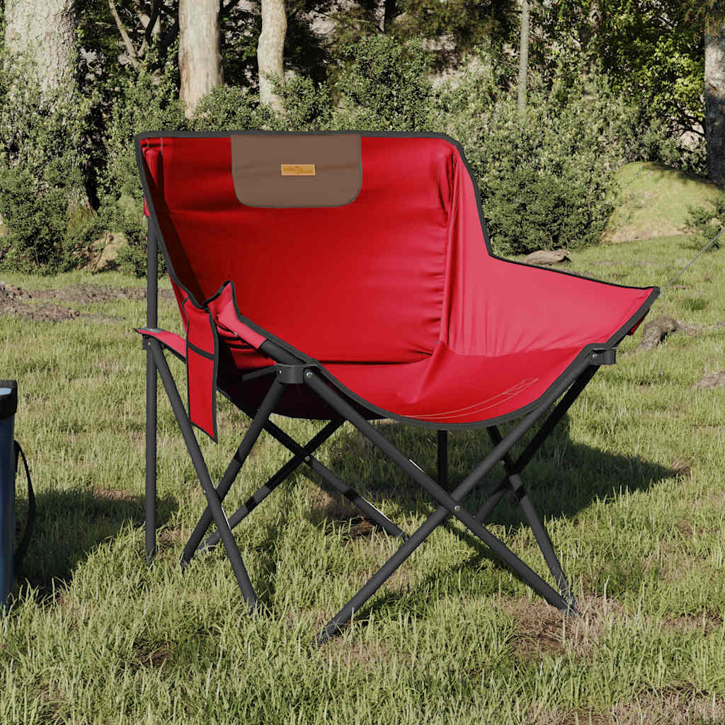 Camping Chairs With Pocket Foldable 2 Pcs