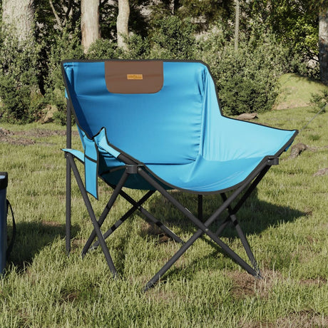 Camping Chairs With Pocket Foldable 2 Pcs