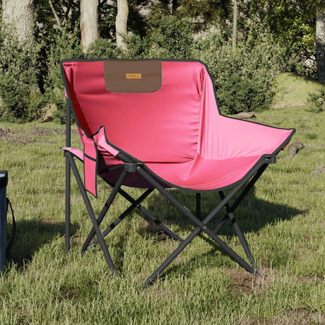 Camping Chairs With Pocket Foldable 2 Pcs