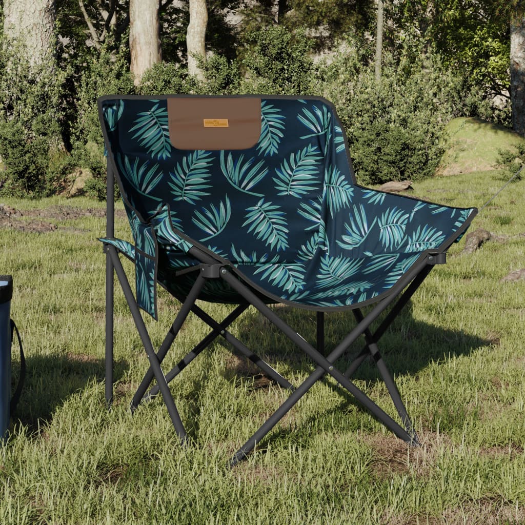 Camping Chairs With Pocket Foldable 2 Pcs