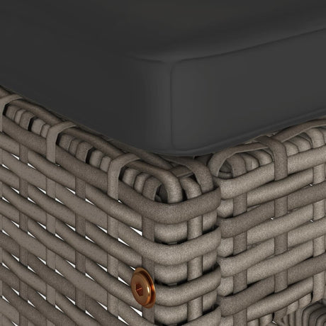 Garden Bar Stools With Cushions 4 Pcs Poly Rattan