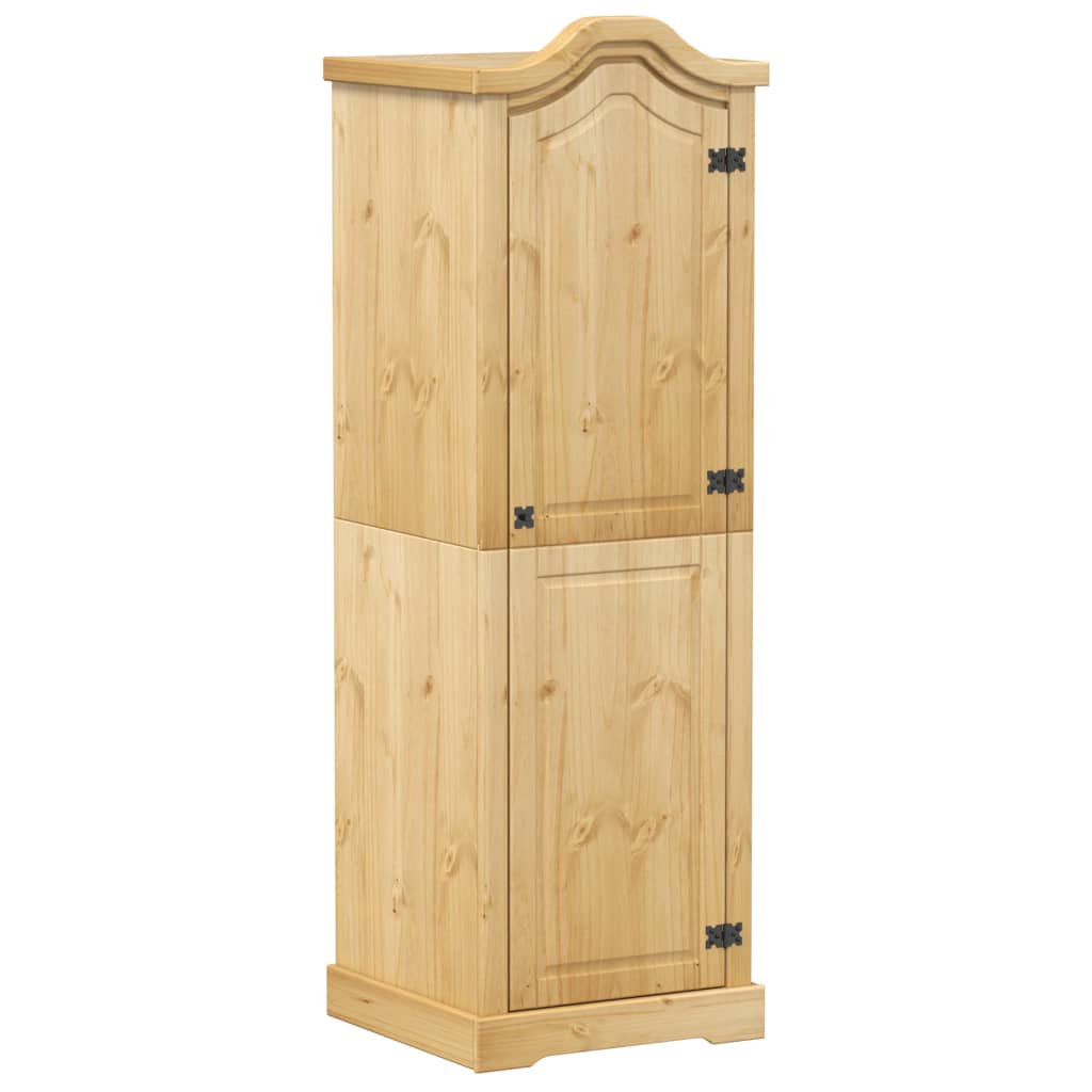 Wardrobe Corona 55X52X170 Cm Solid Wood Pine