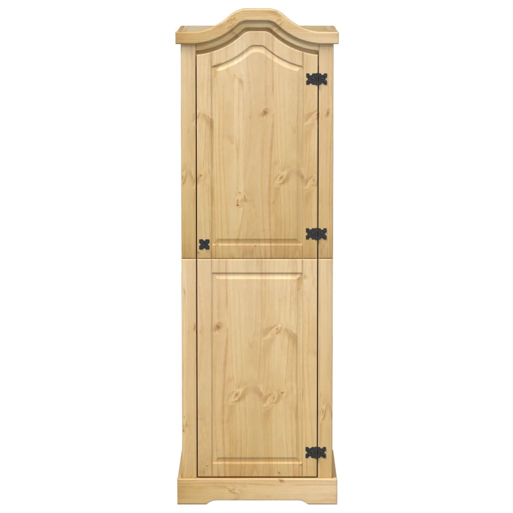 Wardrobe Corona 55X52X170 Cm Solid Wood Pine