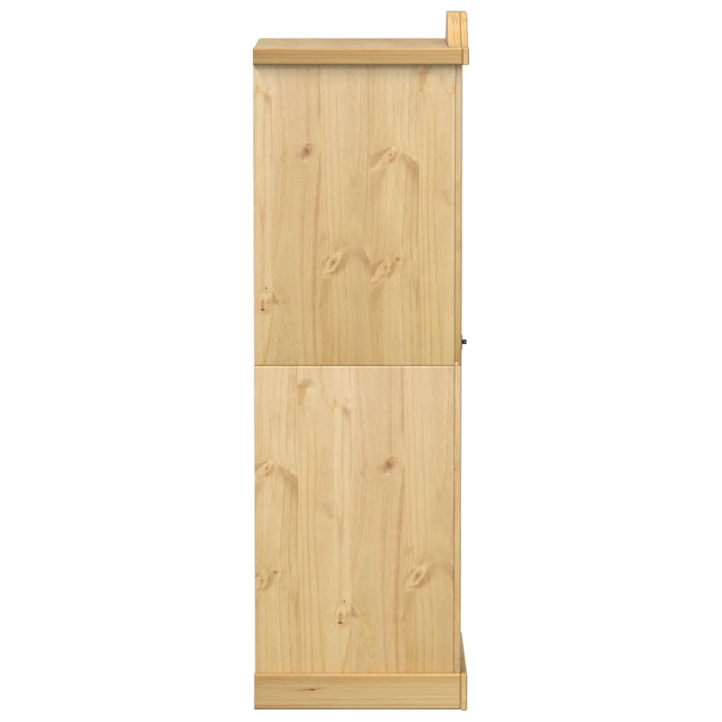 Wardrobe Corona 55X52X170 Cm Solid Wood Pine
