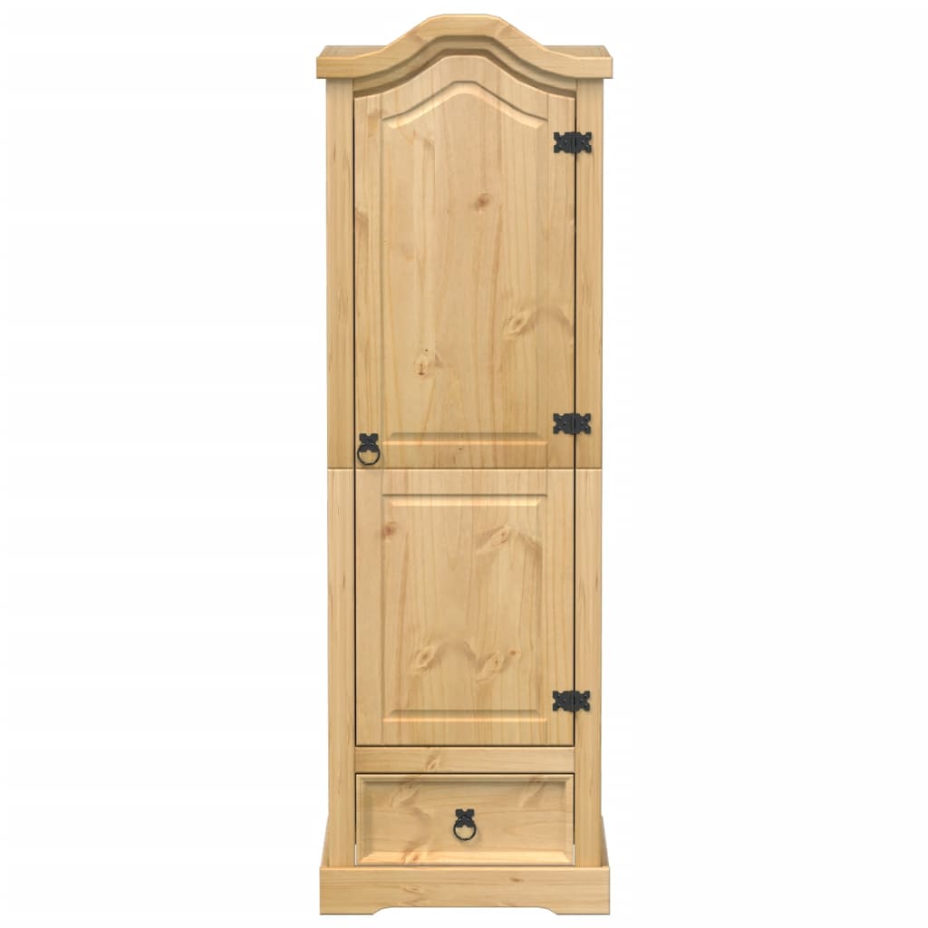 Wardrobe Corona 55X52X170 Cm Solid Wood Pine
