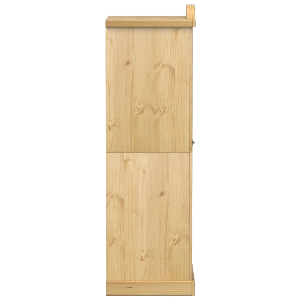 Wardrobe Corona 55X52X170 Cm Solid Wood Pine