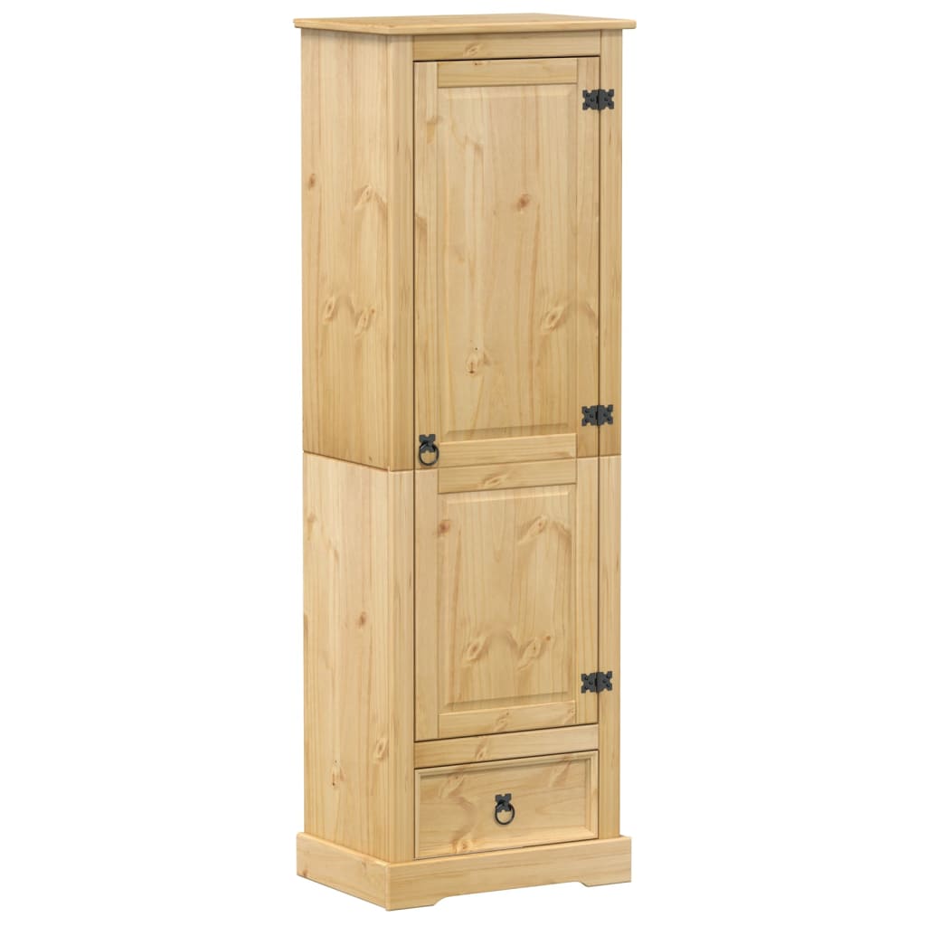 Wardrobe Corona 55X38X170 Cm Solid Wood Pine