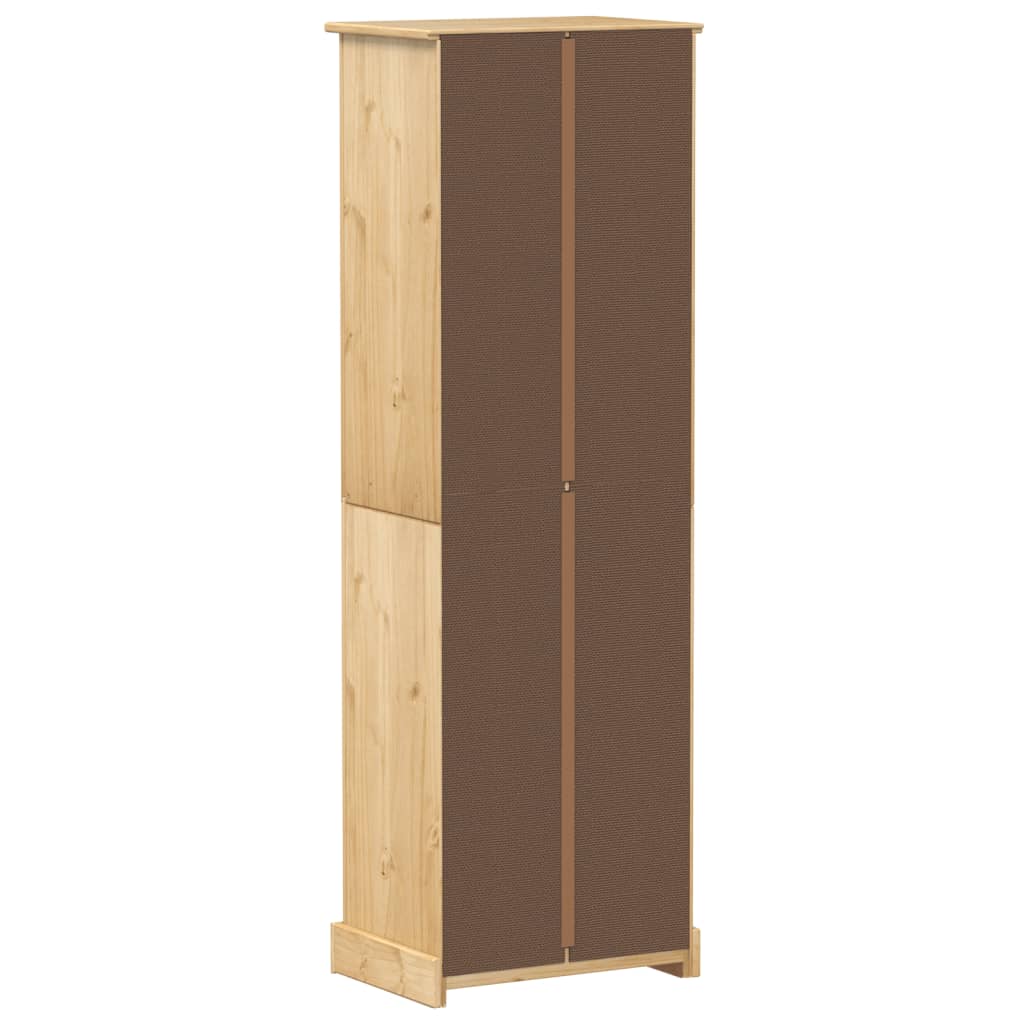 Wardrobe Corona 55X38X170 Cm Solid Wood Pine
