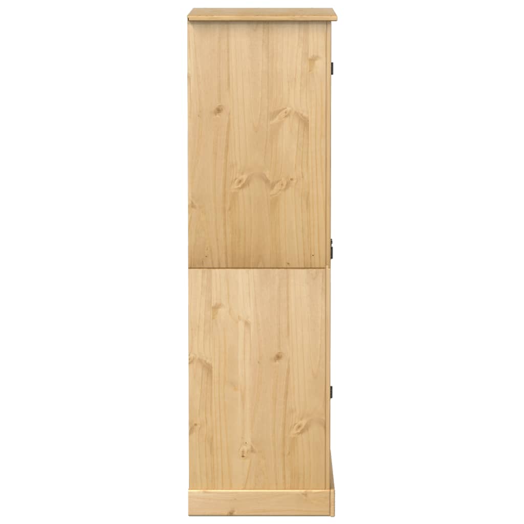 Wardrobe Corona 76X50X170 Cm Solid Wood Pine