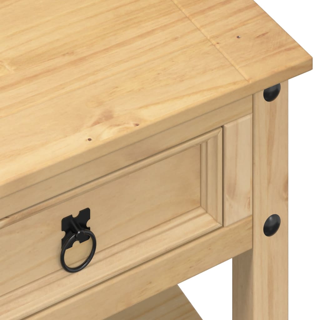 Coffee Table With Drawers Corona 100X48X45 Cm Solid Wood Pine