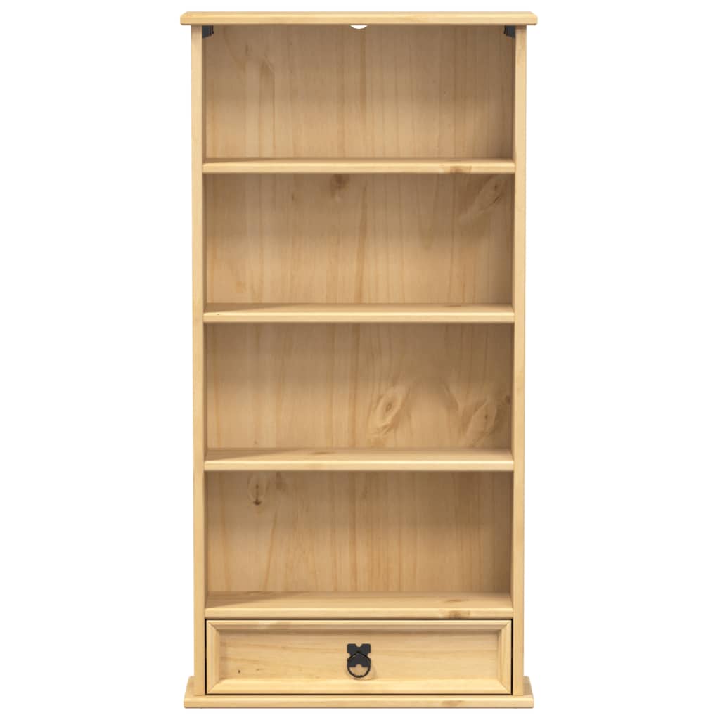 Cd Cabinet Corona 52X17.5X103 Cm Solid Wood Pine