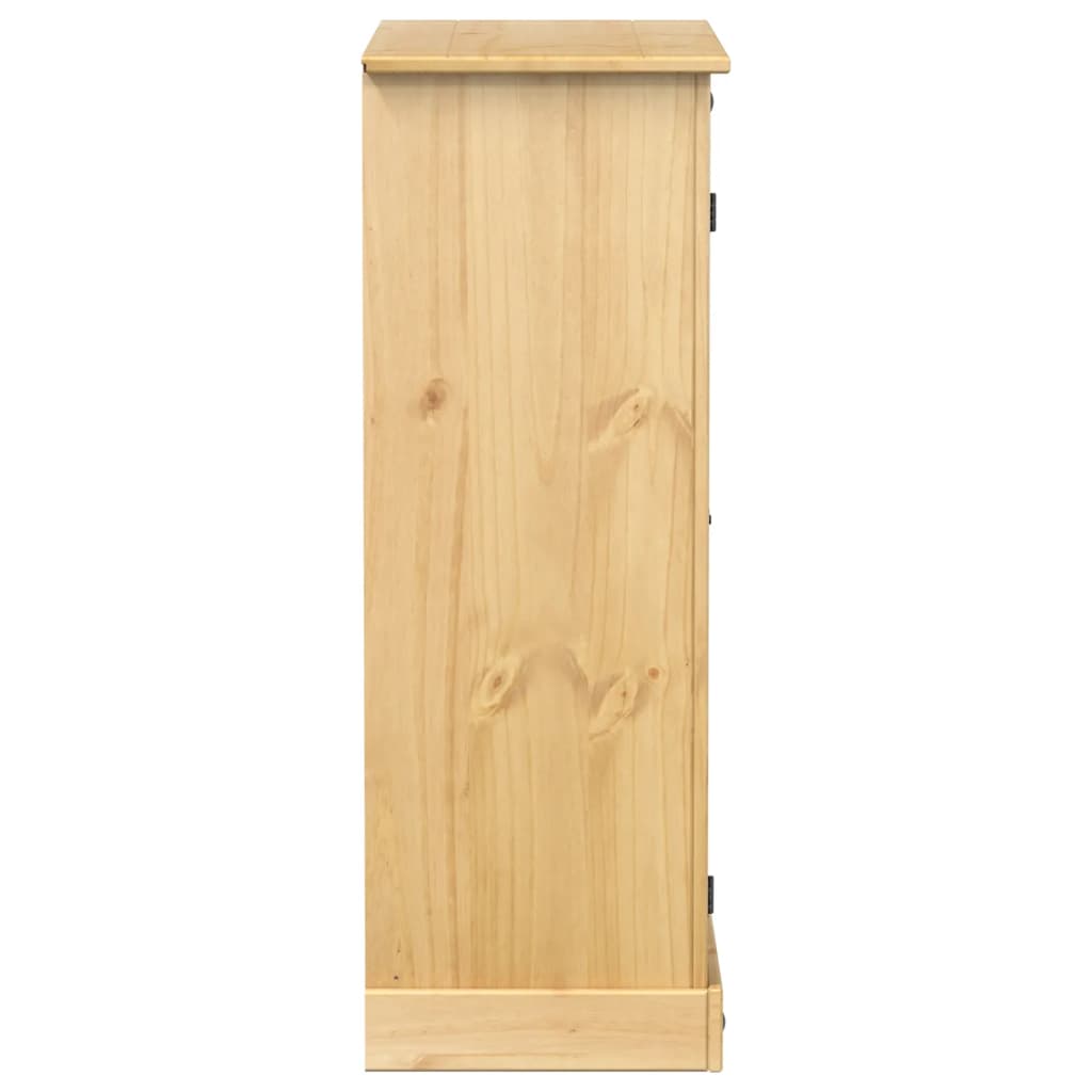 Shoe Cabinet Corona 86X38.5X108 Cm Solid Wood Pine