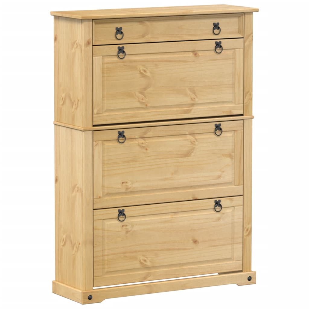 Shoe Cabinet Corona 99X32X Solid Wood Pine