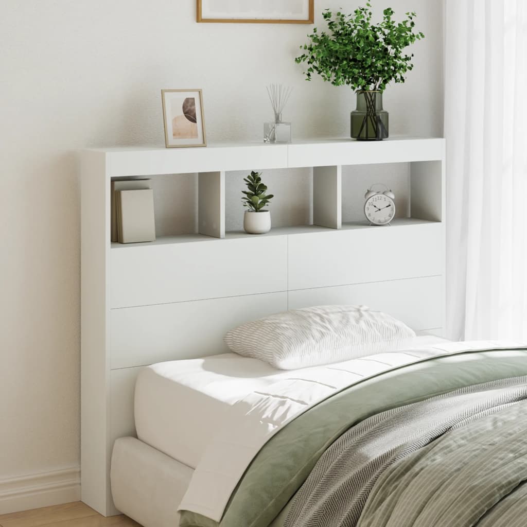 Headboard Cabinet With Led