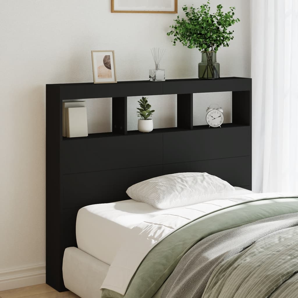 Headboard Cabinet With Led