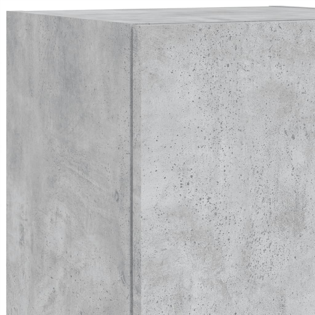 8 Piece Tv Wall Cabinet Set With Led Lights