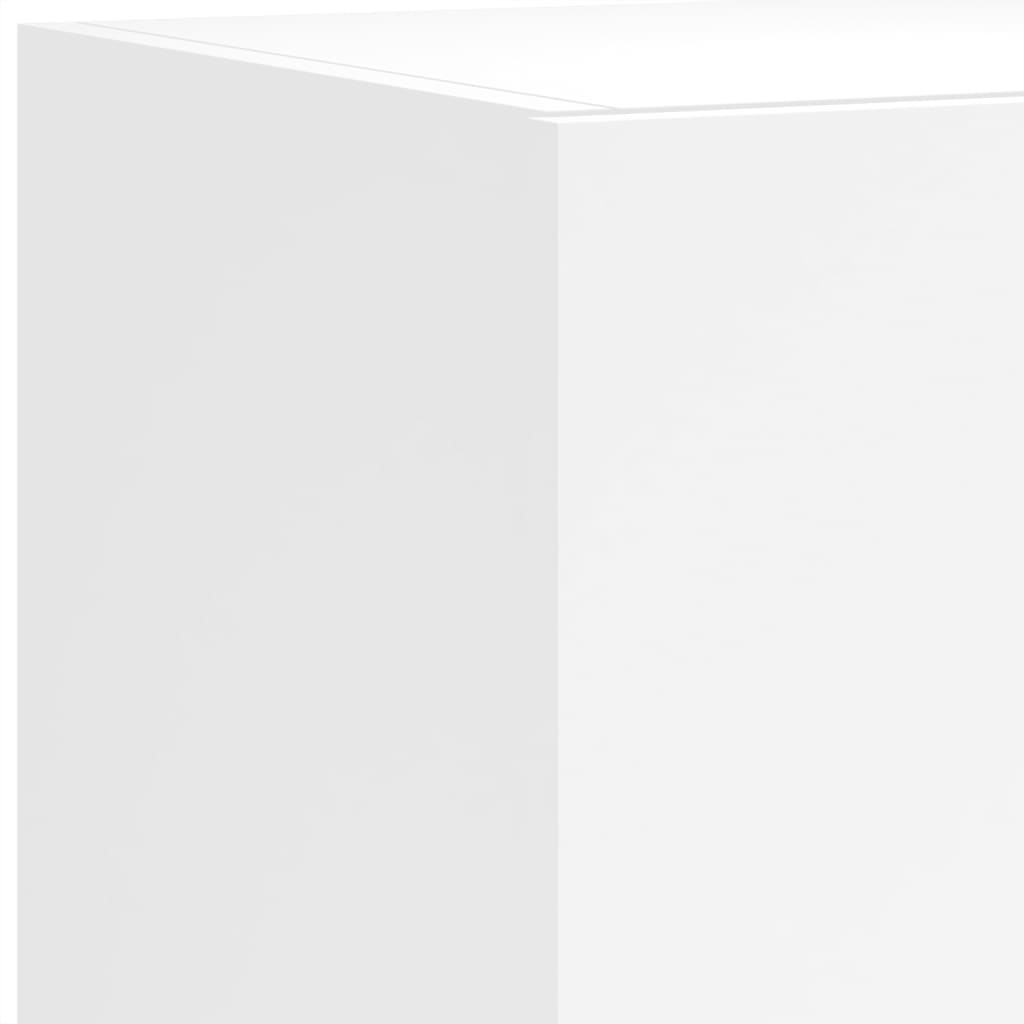 4 Piece Tv Wall Units With Led Engineered Wood