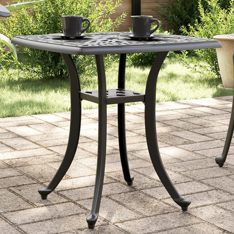 Garden Table 53X53X53 Cm Cast Aluminium