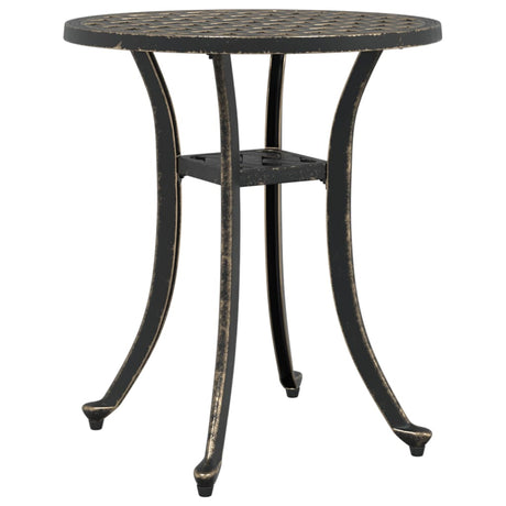 Garden Table Ø48X53 Cm Cast Aluminium