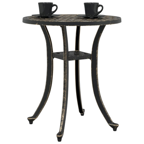 Garden Table Ø48X53 Cm Cast Aluminium