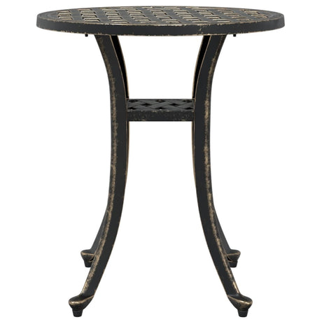 Garden Table Ø48X53 Cm Cast Aluminium