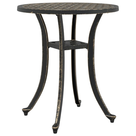 Garden Table Ø48X53 Cm Cast Aluminium