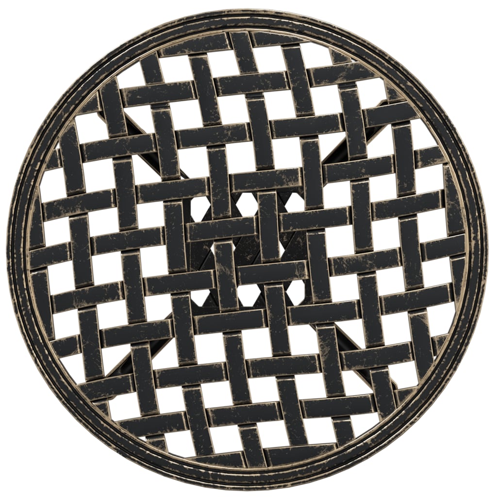 Garden Table Ø48X53 Cm Cast Aluminium