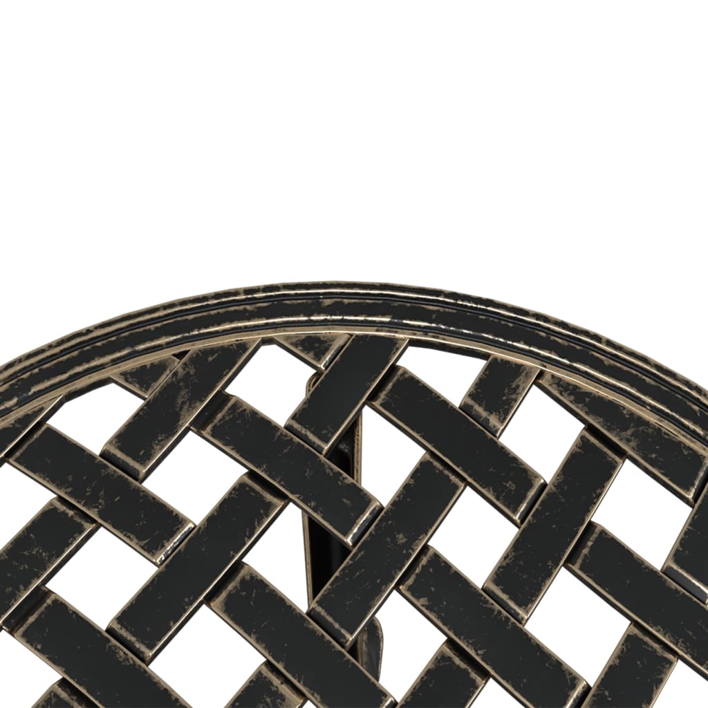 Garden Table Ø48X53 Cm Cast Aluminium