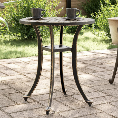 Garden Table Ø48X53 Cm Cast Aluminium