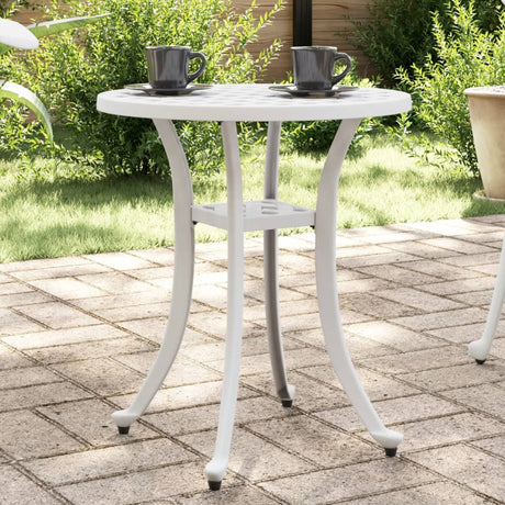 Garden Table Ø48X53 Cm Cast Aluminium