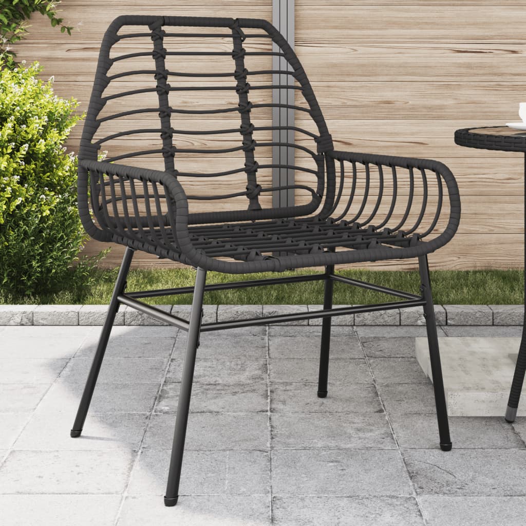 Garden Chairs 2 Pcs Poly Rattan