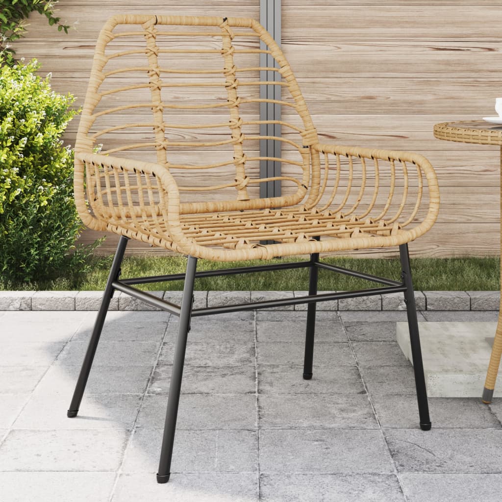 Garden Chairs 2 Pcs Poly Rattan