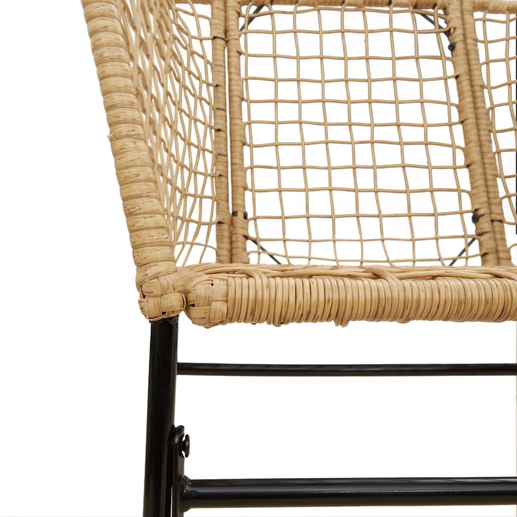 Garden Chairs 2 Pcs Poly Rattan