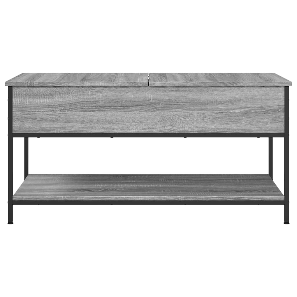 Coffee Table 100X50X50 Cm Engineered Wood And Metal